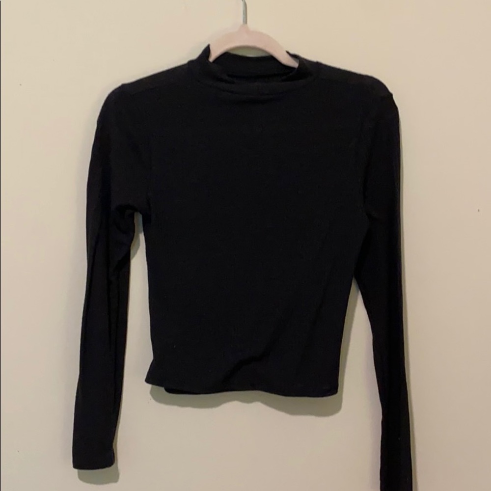 mock neck top
